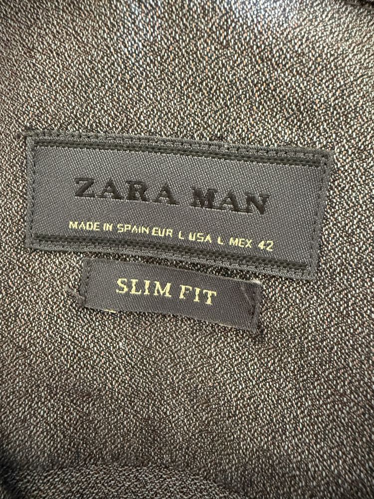 Лот ризи с дълъг ръкав Zara Slim fit - L