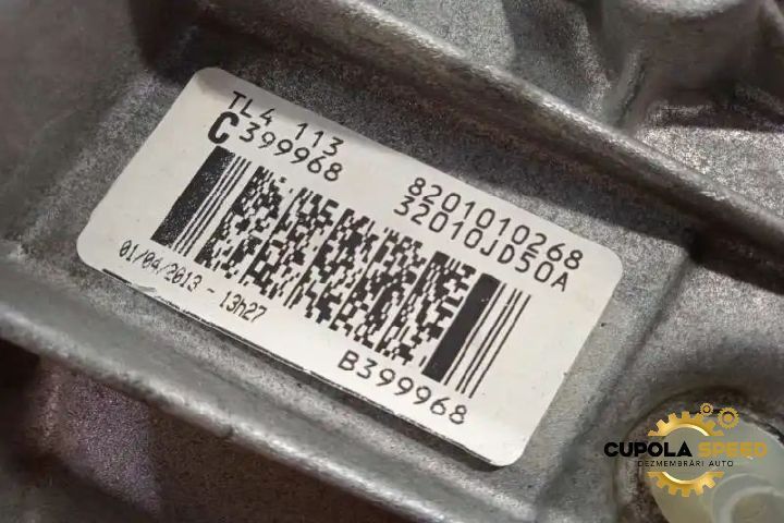 Cutie viteze manuală 6+1 1.5DCI K9K Euro 5 TL4113 8201010268 Nissan