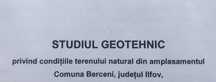 Studiu geotehnic cu verificare Af