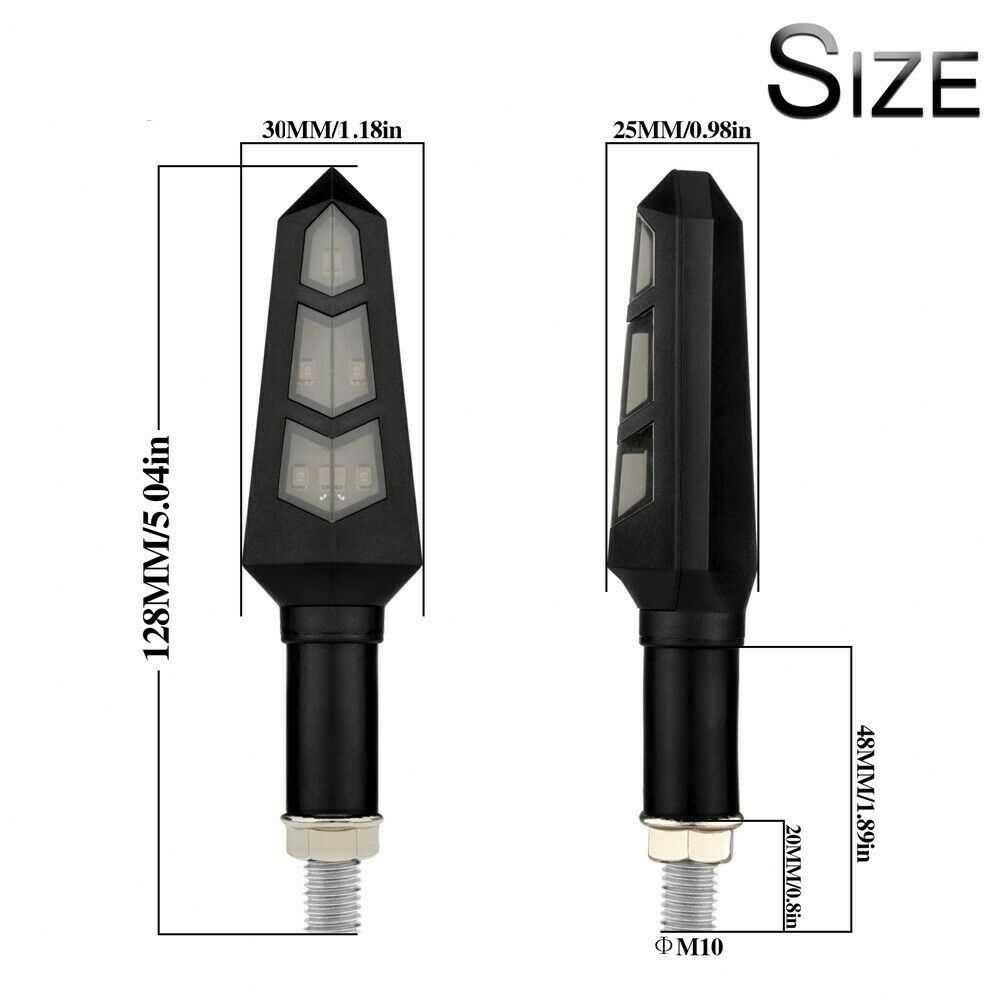 Semnalizari moto ATV led model Racing-sageata , cadou obiec arta
