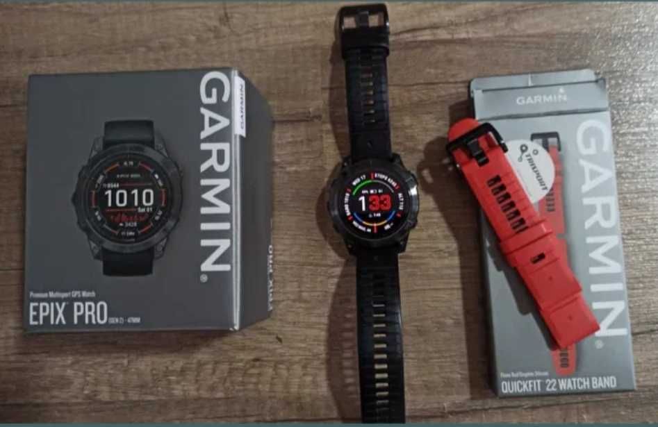 Garmin Epix Pro Gen 2 - 47mm + bratara inlocuire Garmin