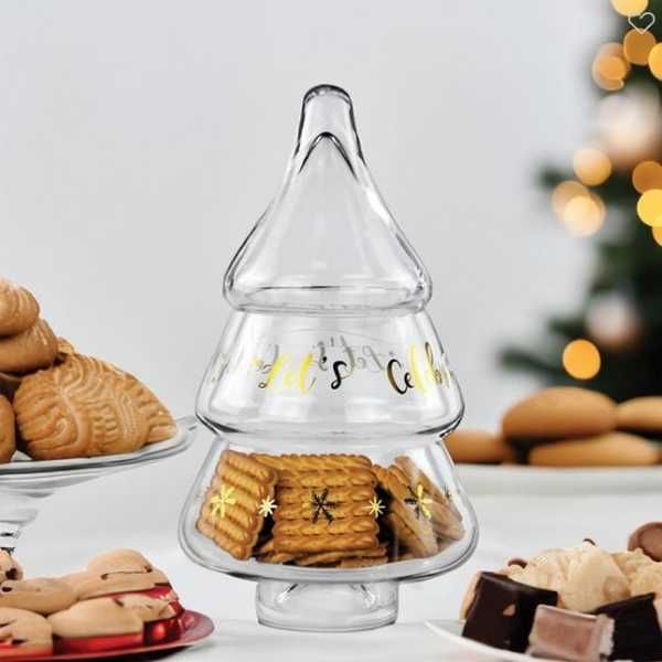 Стъклен буркан Mercado Trade, За сладки или бонбони, Различни модели