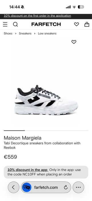 Maison Margiela Reebok