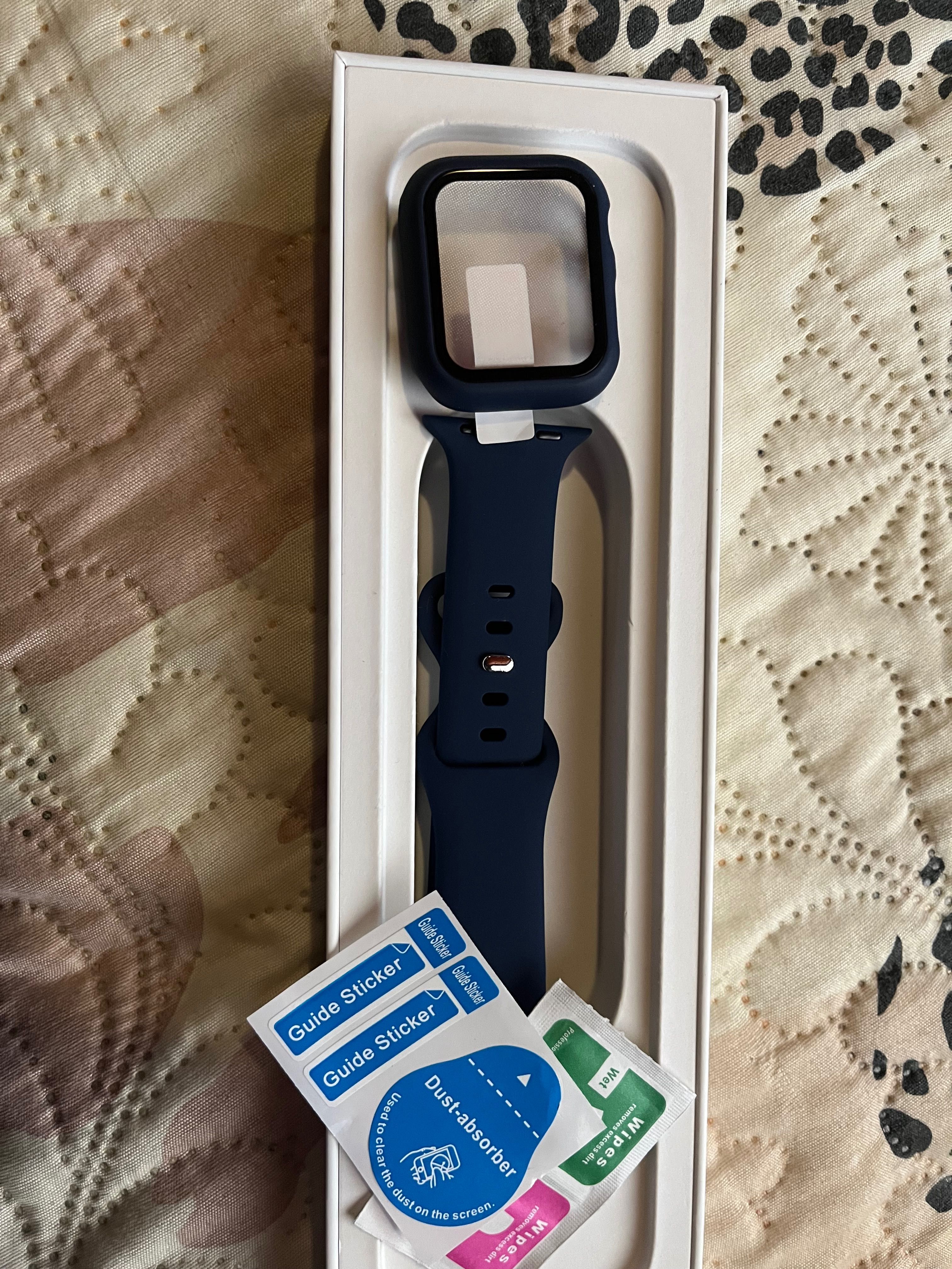 Apple Wacht Series 6 40mm Blue Alu Deep Navy Sp Band GPS