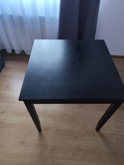 Masa lerhamn neagra ikea 74x74