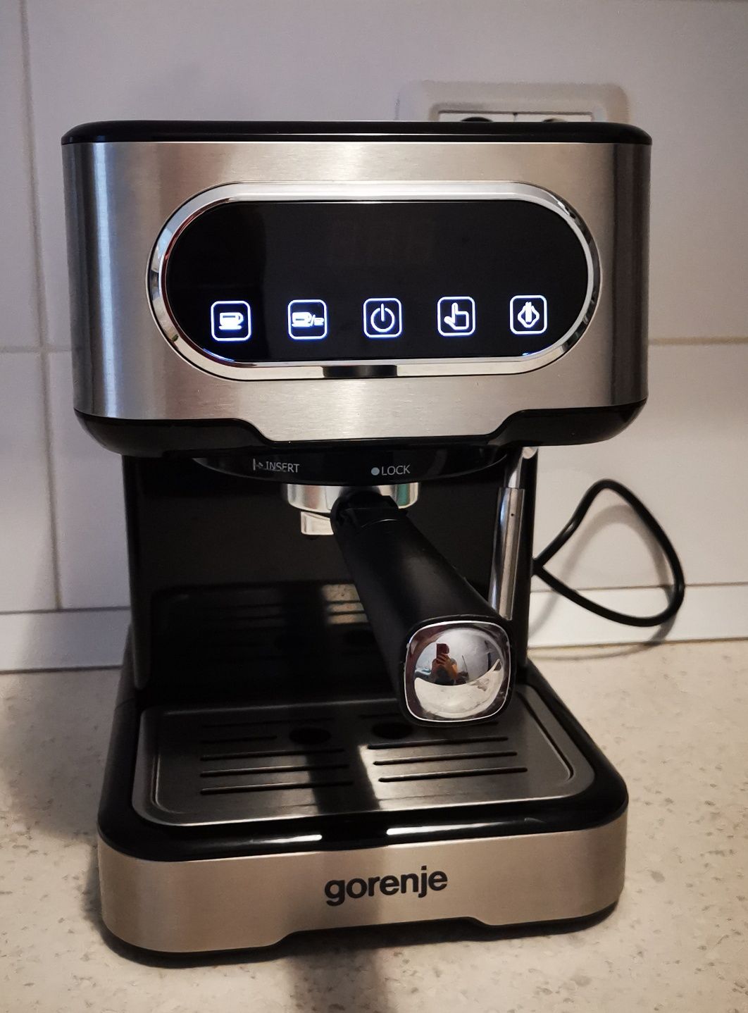 Vând expresor cafea manual ,panou comanda  mecanic