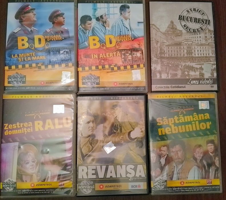 Vând  urgent filme DVD