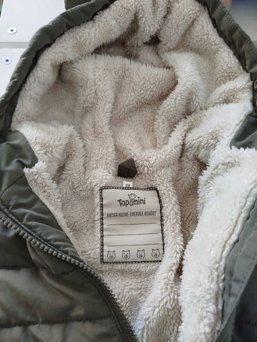 Топъл космонавт за бебе - 68 размер