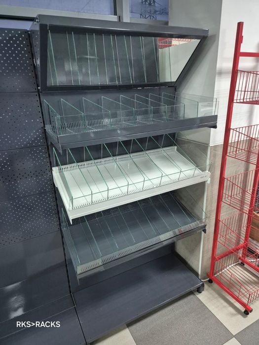 Торговое оборудование стеллажи полки лофт дерево витрина для магазина