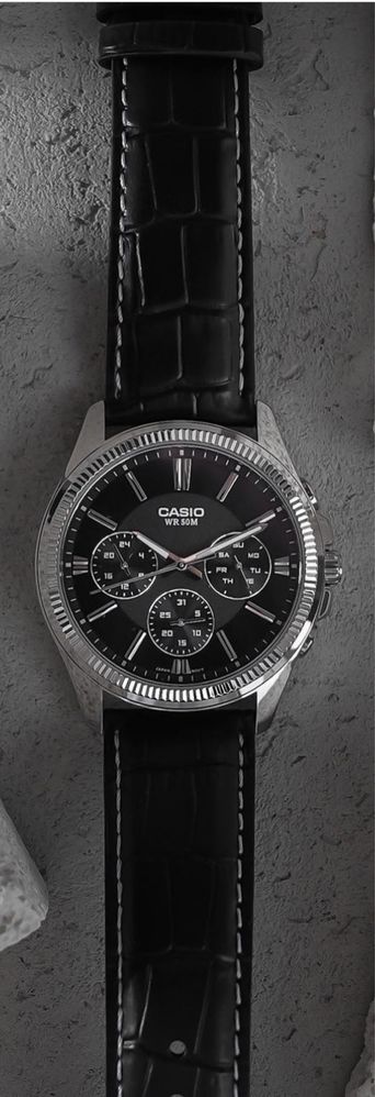 Casio классические часы касио с ремешком и браслет лучший подарок