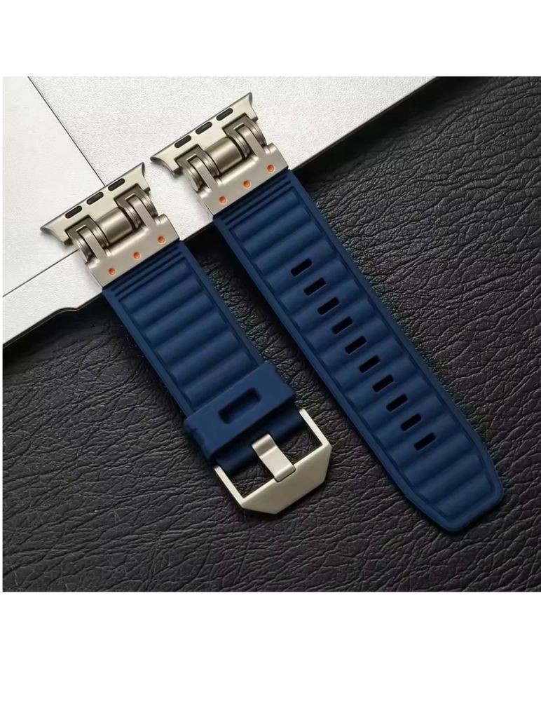 Curea Soft Titan Compatibila Ceas Apple Watch Husa Folie Silicon