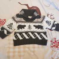 Zara топъл зимен пуловер