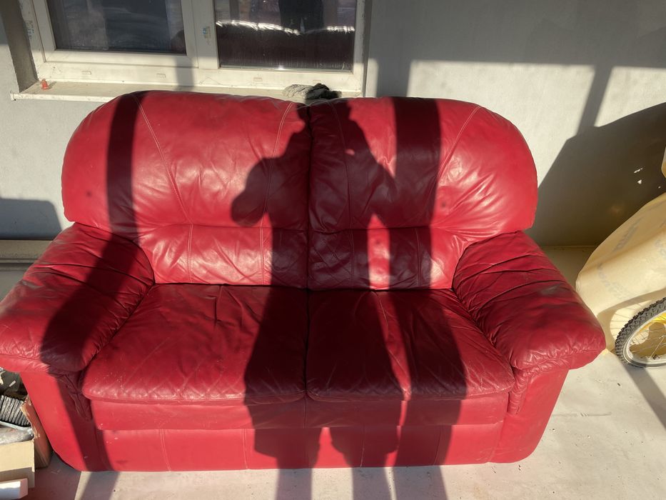 Fotoliu din piele ecologica, 2 persoane!