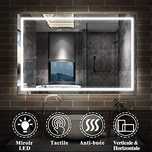 LED Огледало за баня 100×60 LED, подгрев