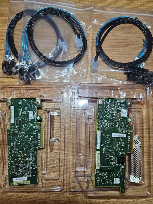 Controller SAS LSI PCIE 3.0 + cabluri SAS SATA (server / desktop)