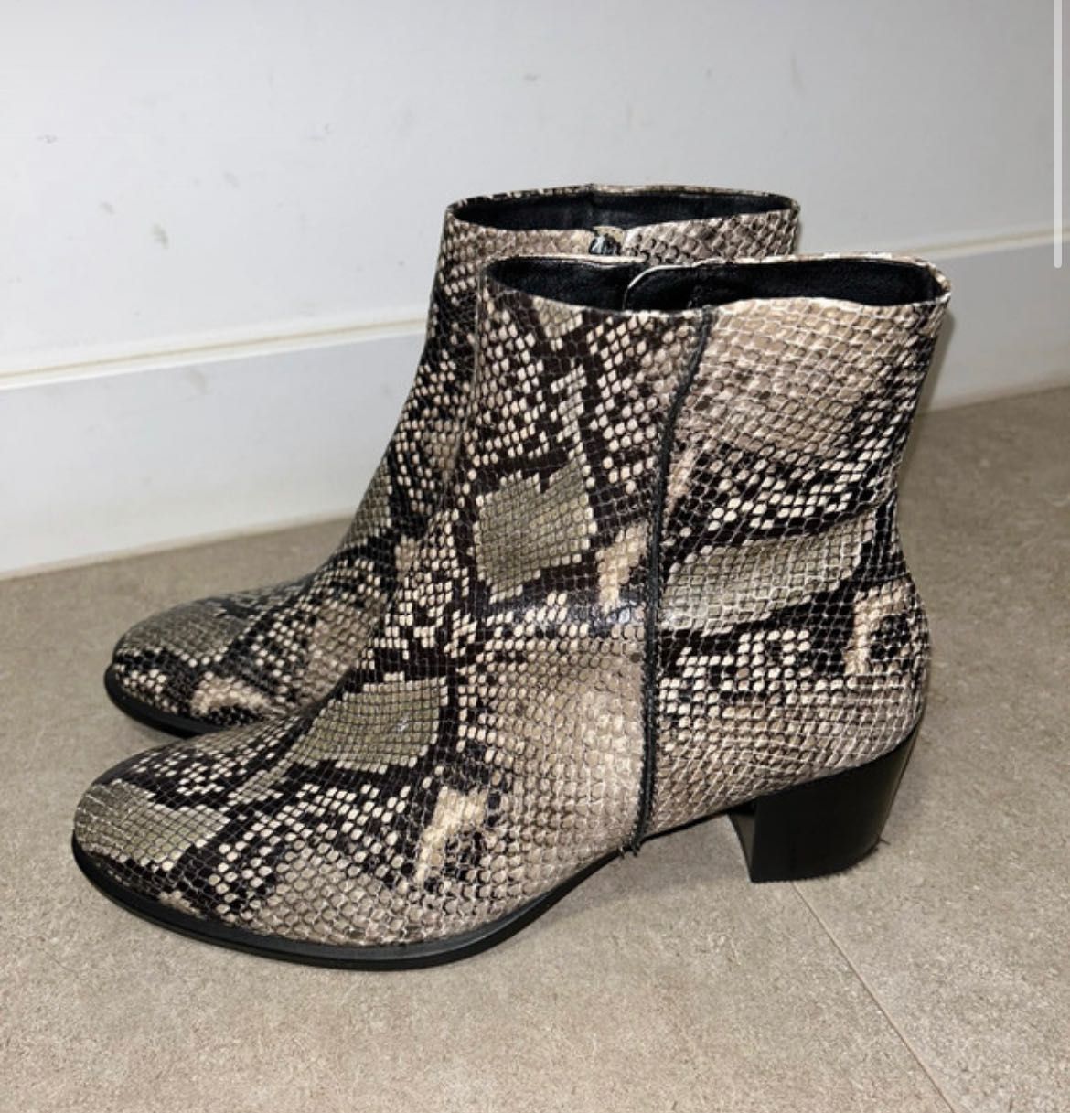 Platforme Ecco Reptile Print