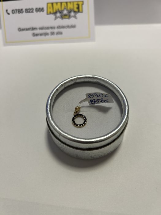 Pandantiv cu pietre negre (vl) star amanet