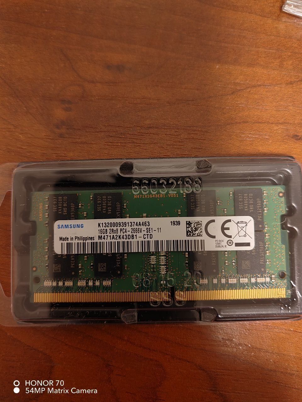 Samsung DDR4 16gb 2666mhz sodimm