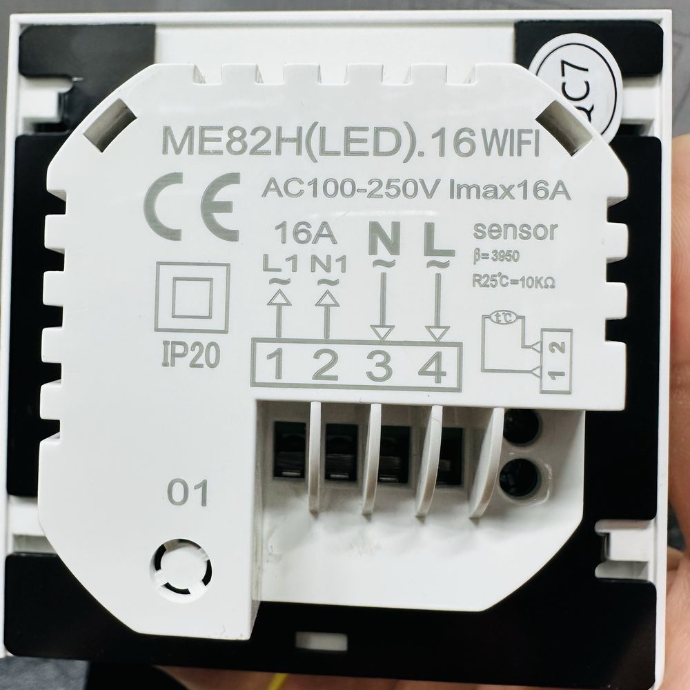 Комнатный термостат SMARTHEAT WIFI, комплект NTC датчик.
