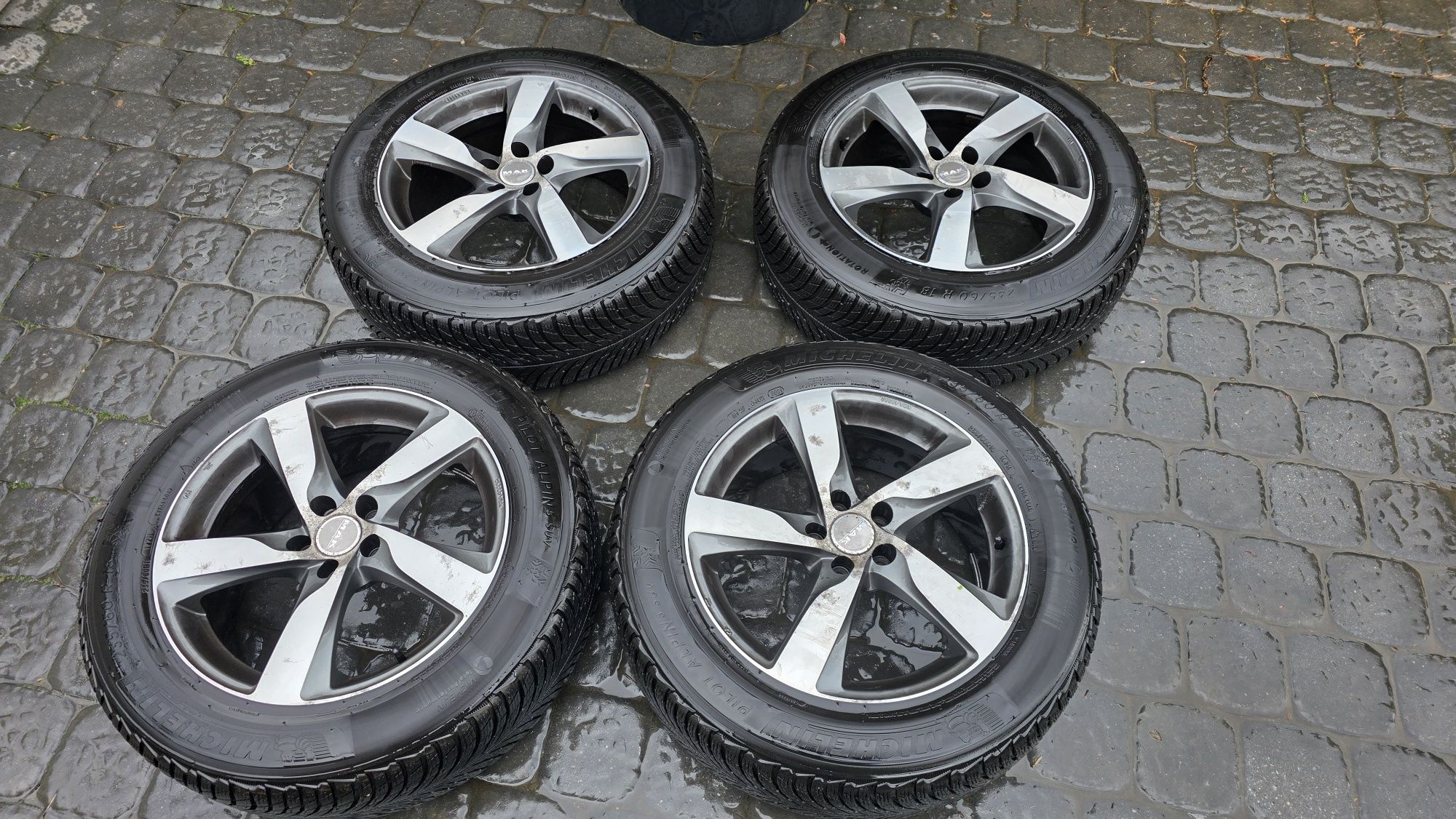 Anvelope de iarnă Michelin + Jante Aliaj Mak 18"
Pilot Alpin 5 Suv 2