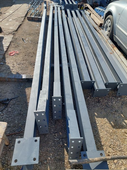 Vand 5ferme metalice din profil IPE160
Si 10 stalpi la 4m din profil I