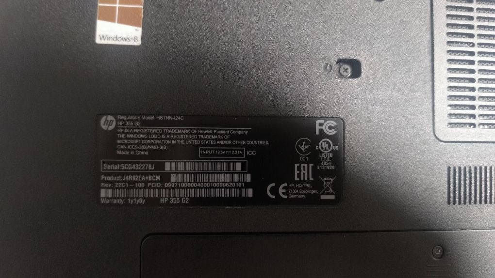 Лаптоп HP SSD 256GB