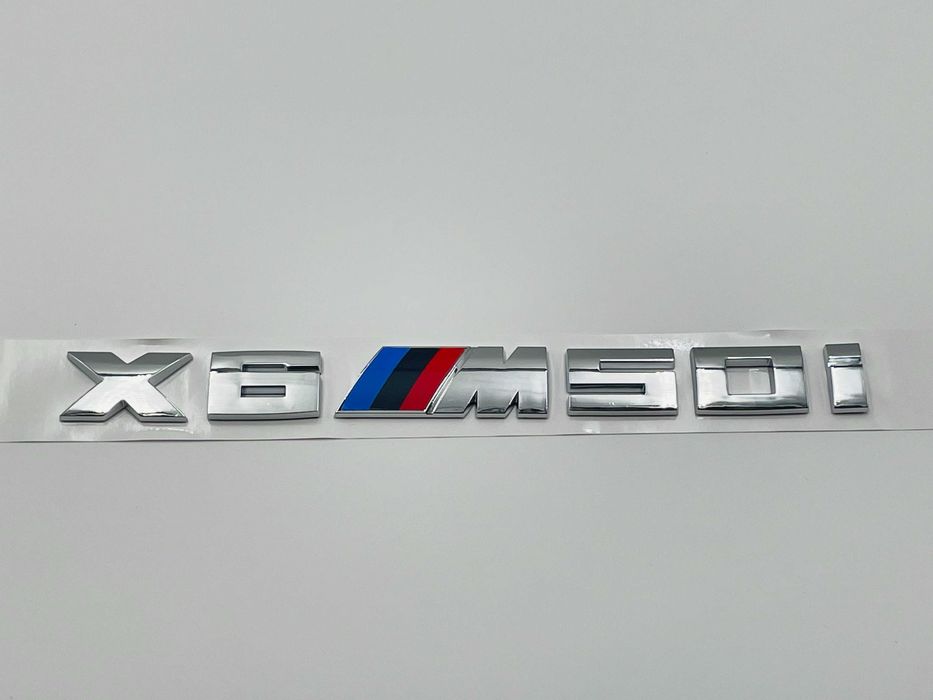 Emblema Compatibila BMW X6M50i crom