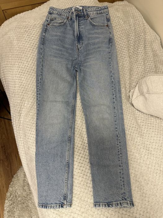 Сини тесни дънки ZARA