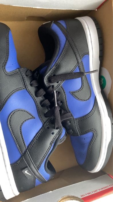 Nike dunk low albastru si negru