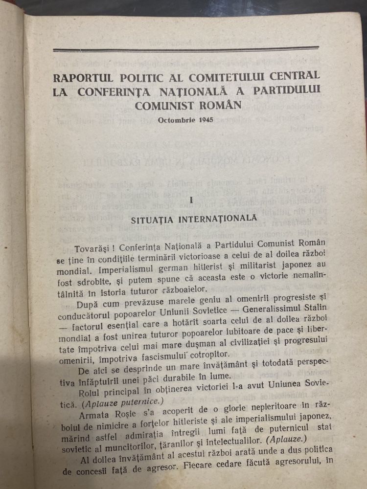 Gheorghe Gheorghiu Dej Articole si Cuvantari 1951