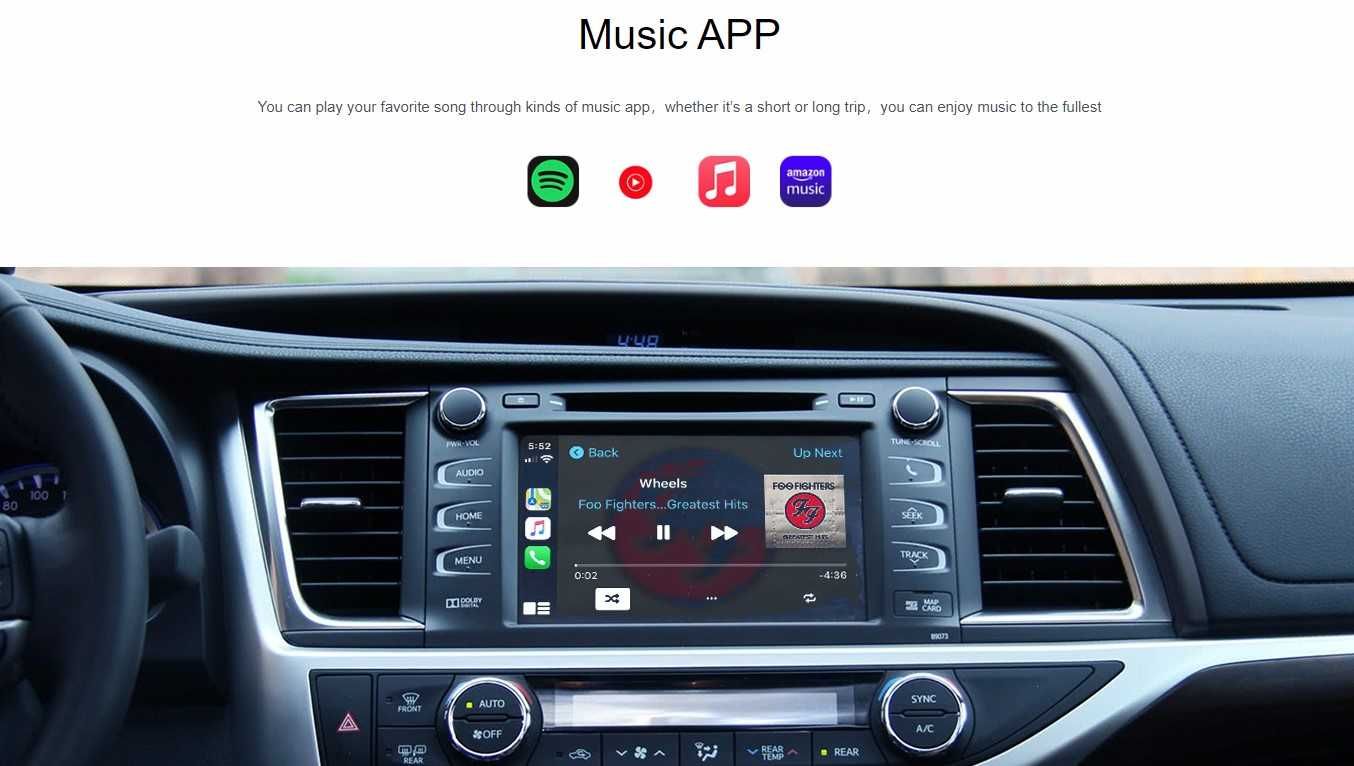 Toyota System Безжичен Applw Carplay Android Auto MMI Box , 9650