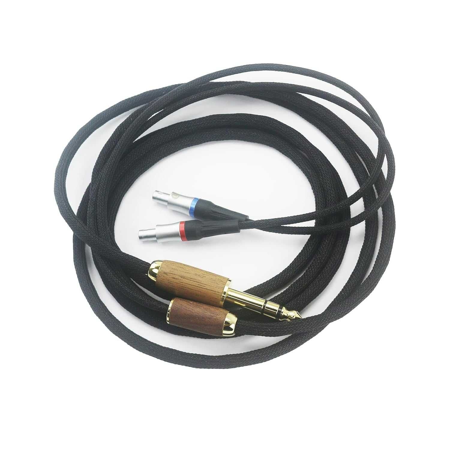HansnBy 6,35 мм кабел за слушалки Sennheiser HD800, HD800S, HD820