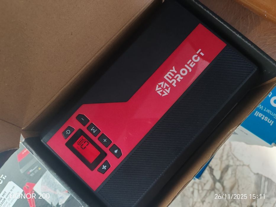 Starter My Project cu compresor 12000 Mah pornire pana la 3.5 l