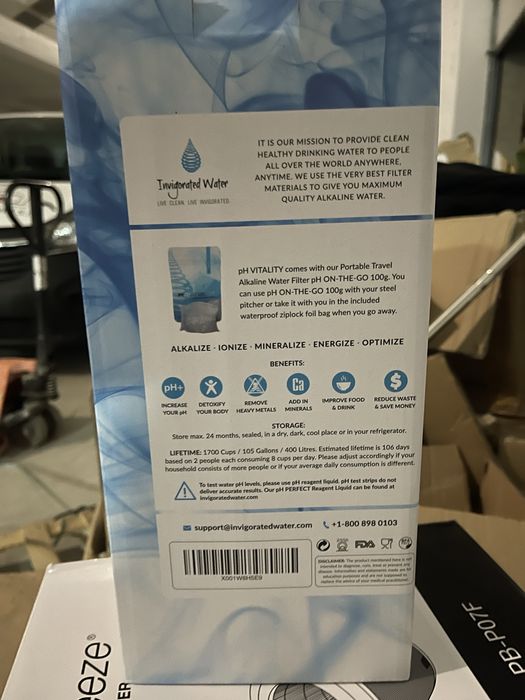 Cana Inox apa alcalina PH VITALITY