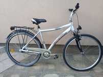Bicicleta aluminiu, suspensii,  7 viteze în butuc