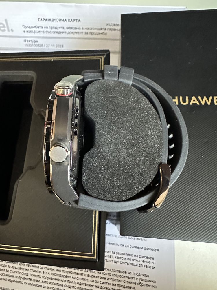 НОВ! Huawei Watch Ultimate Expedition Black - 36м. Гаранция