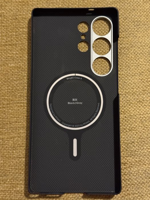 PITAKA Husa MagEZ 6 Aramida Samsung Galaxy S25 Ultra Negru / Gri