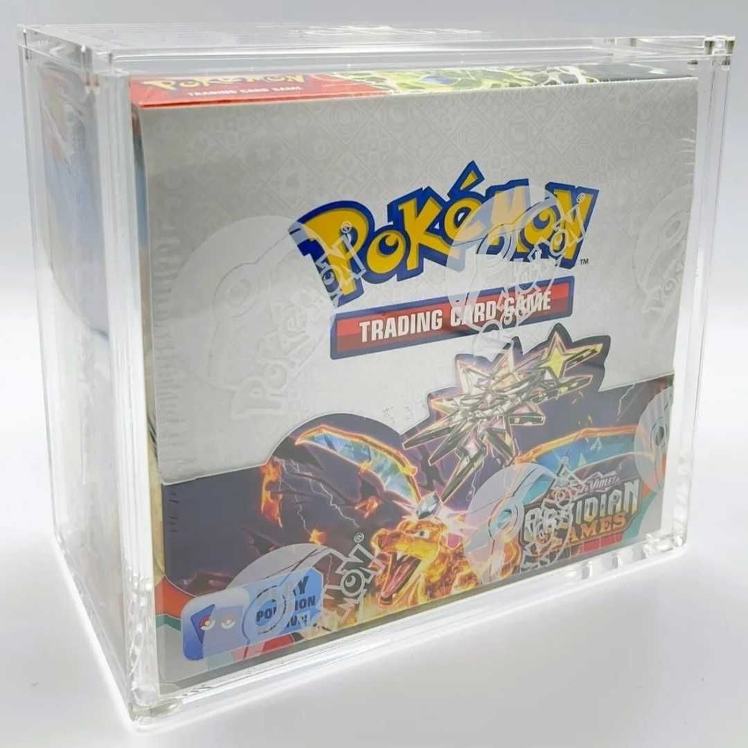 ACRYLIC Booster BOX Protector - Protectie Premium Pokemon BB - Noua