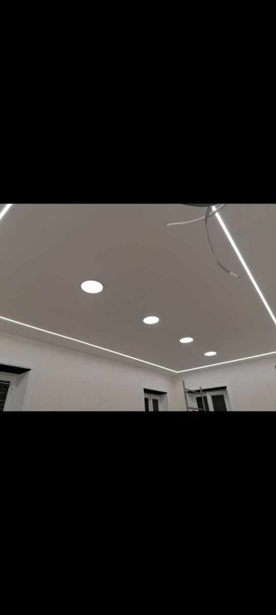 Profil Led Aluminiu incorporat in rigips 2000x200x12.5mm