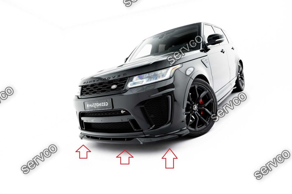 Prelungire splitter bara fata Land Rover Range Rover SVR 2018-2022 v2
