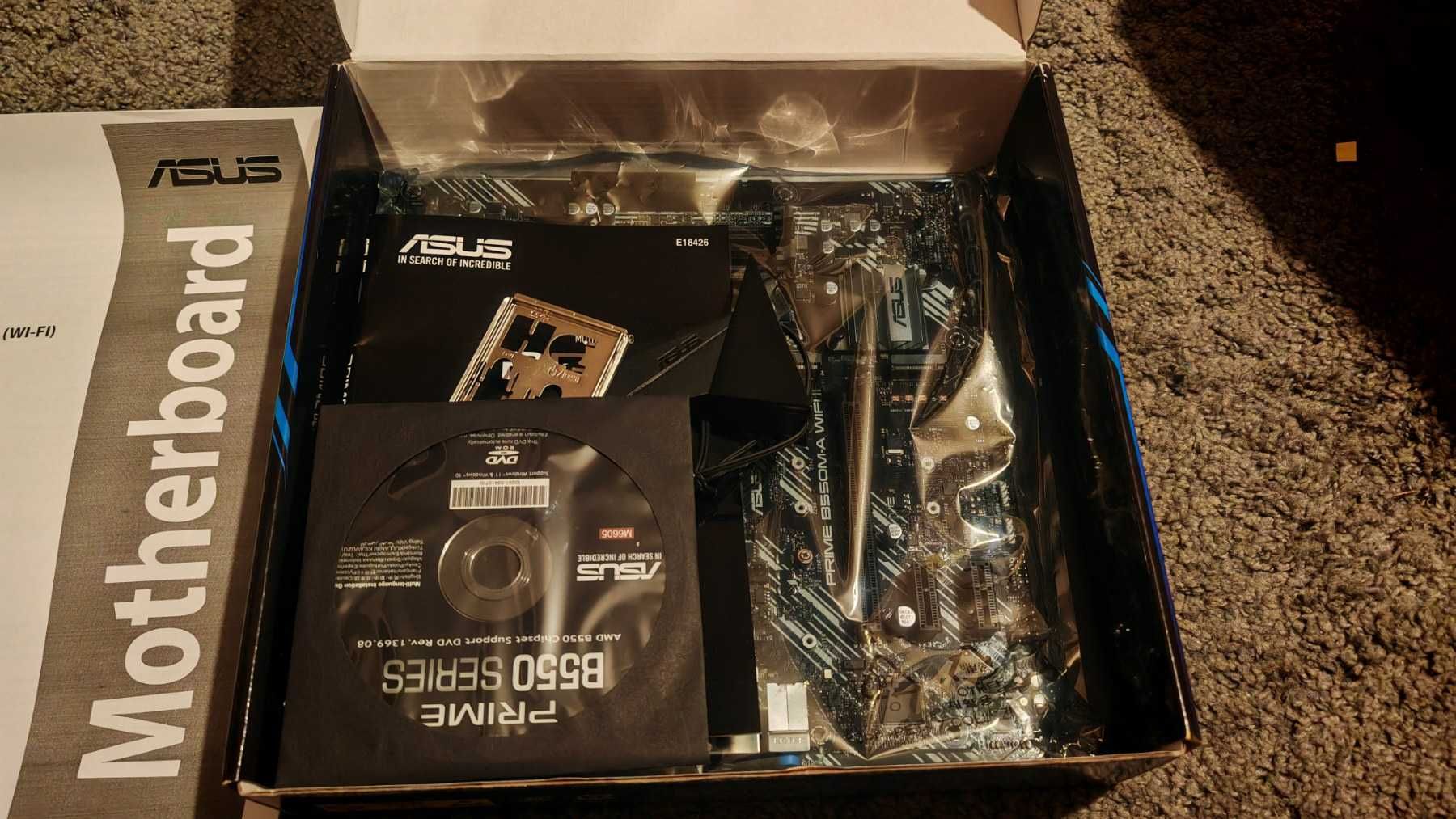 ASUS Prime B550M-A WIFI II  + RYZEN 5 5600X 6-Core (4.6 GHz ) AM4