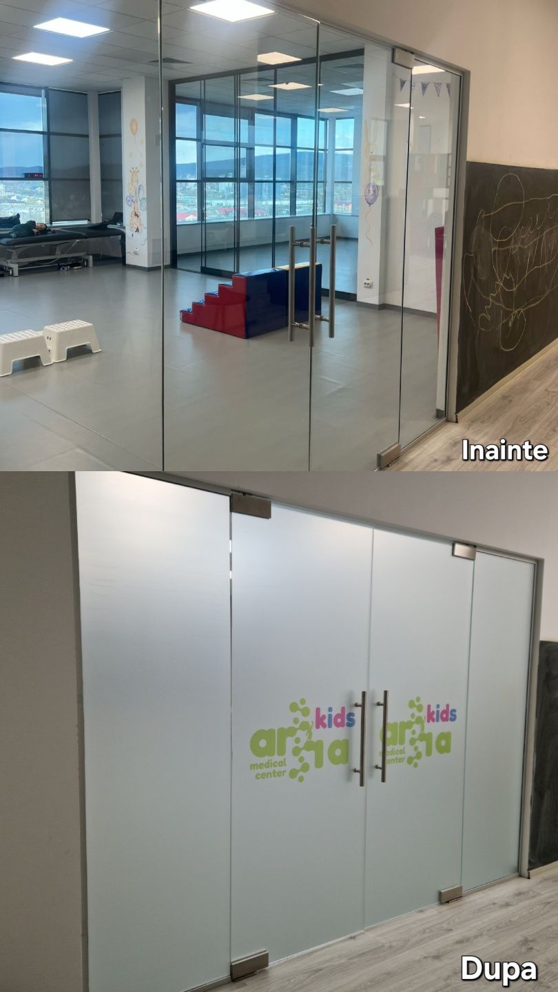 Servicii de colantare ( tamplarie, folie sablare/solara, mobila )