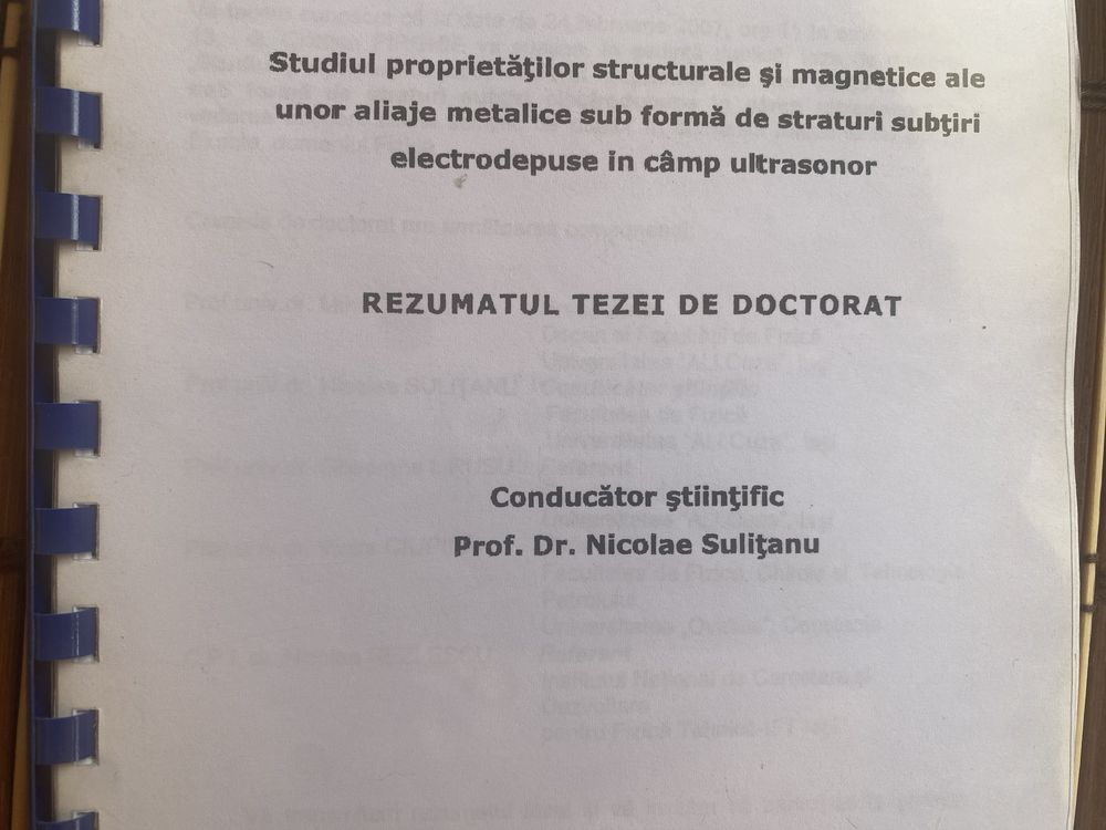 Proiect pentru sustinerea examenului de certificare