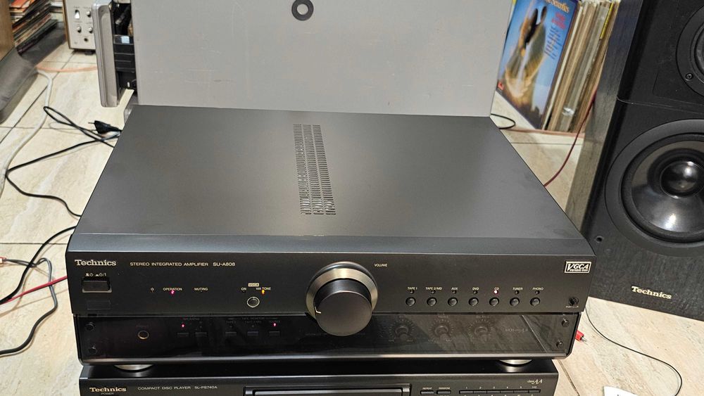 Amplificator Technics SU-A808 cu telecomanda, impecabil, test video!