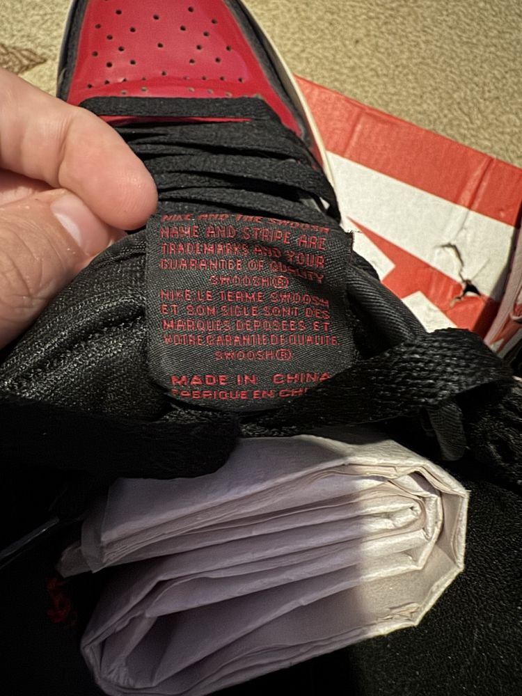 Vand Jordan Patent Bred originali!