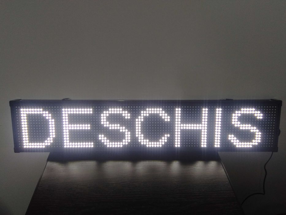 Reclama Luminoasa 100/20 cm, LED , Cod QR, Vizualizare 120°, Wi-Fi