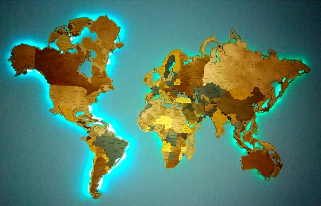 Карта мира . Географическое карта мира. На стену. школьникам глобус