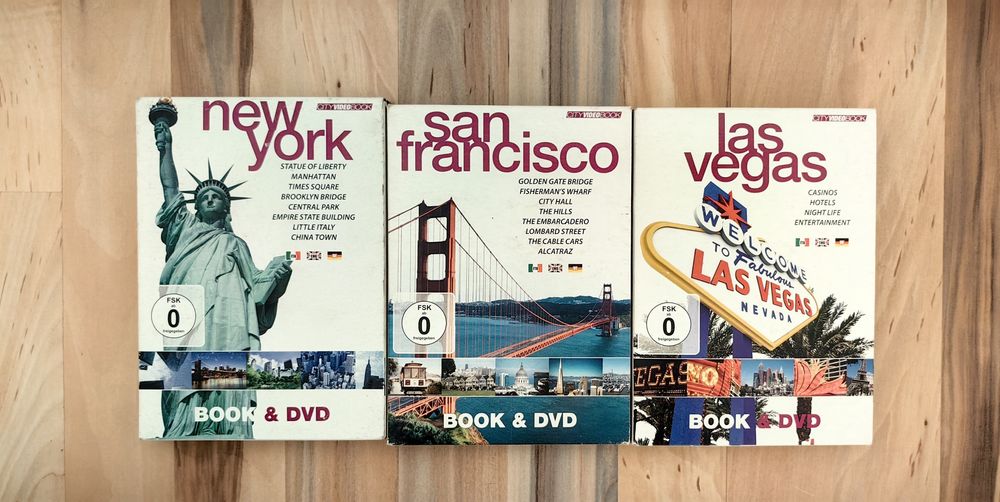 Cărți și DVD-uri City Video book New York San Francisco Las Vegas