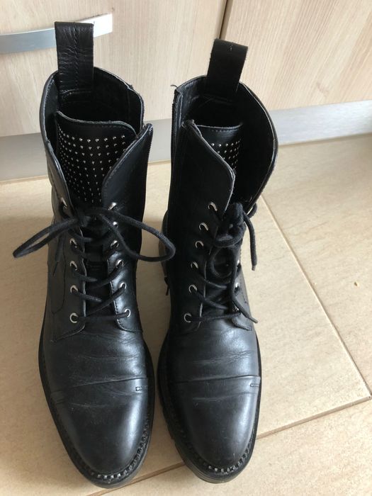 Ghete Zara piele naturala