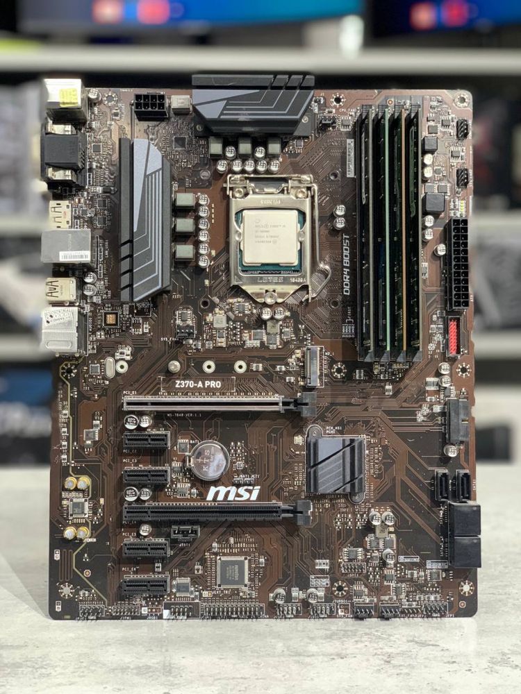 Платы Msi Z370-A pro / Asus Prime Z370-P